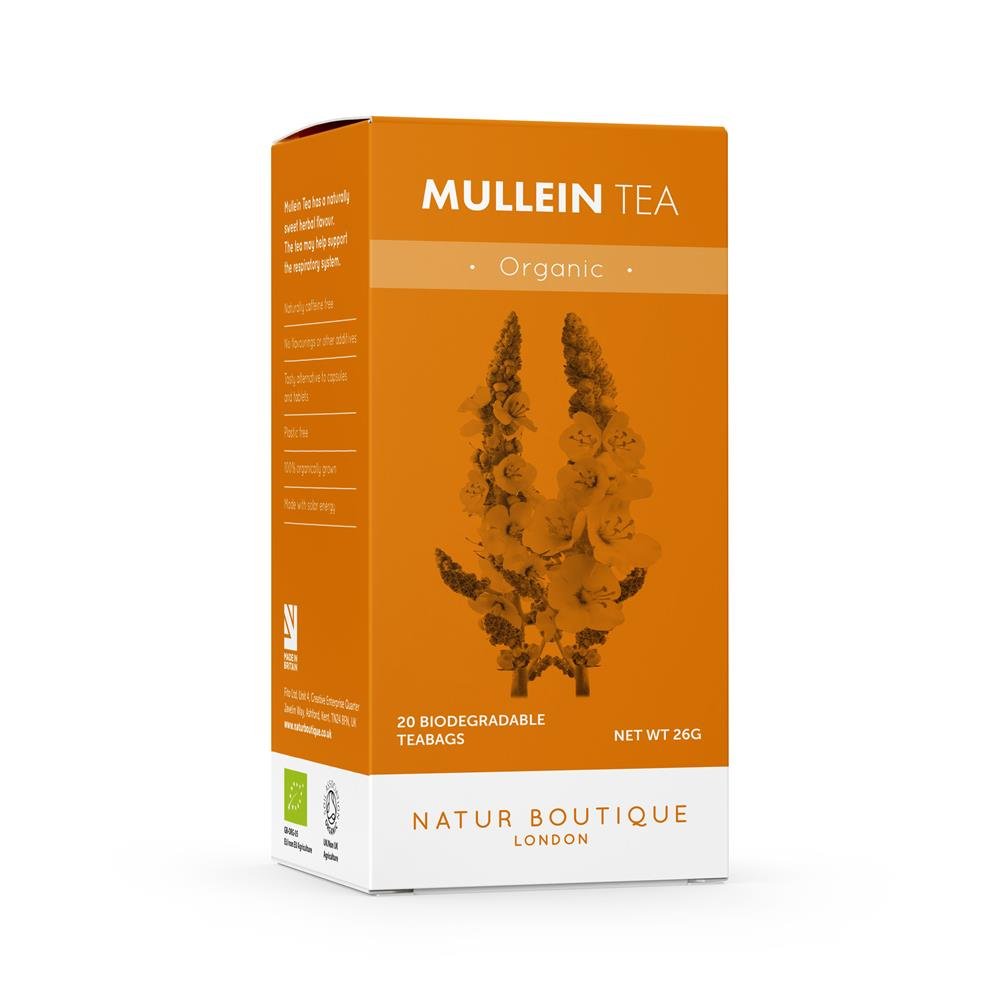 Organic Mullein Tea 20 teabags - Greenlands Health Store