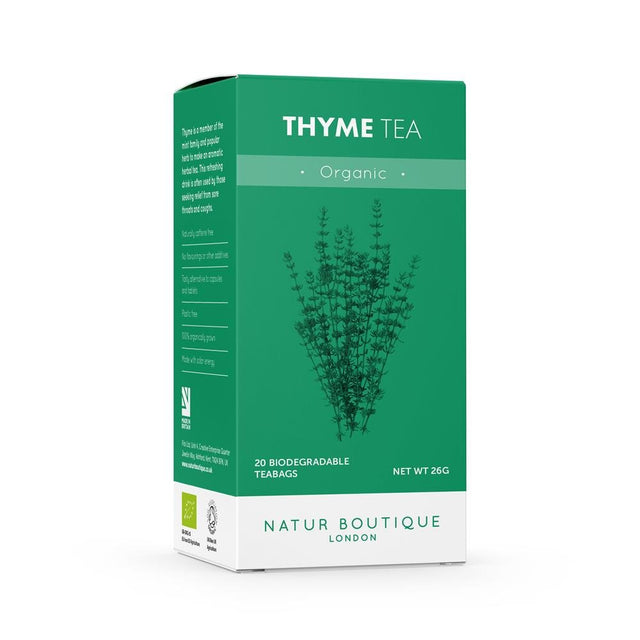 Organic Thyme Tea 20 teabags - Greenlands Health Store
