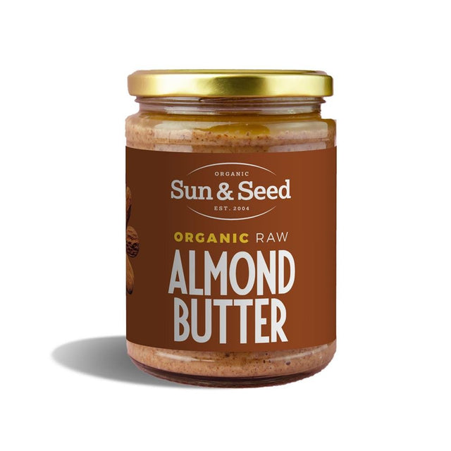 Sun and Seed Organic Raw Almond Butter 500g - Greenlands Health Store