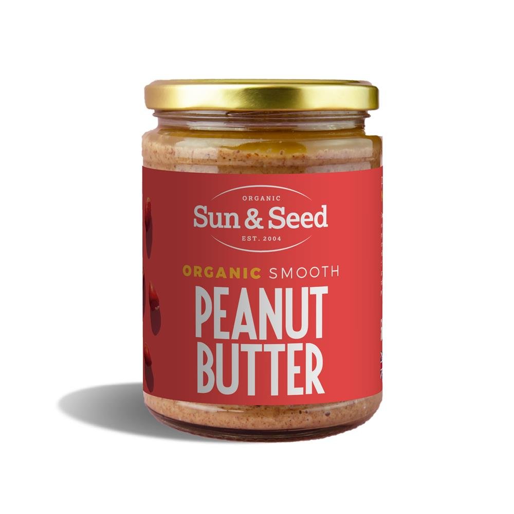 Sun and Seed Organic Smooth Peanut Butter 500g - Greenlands Health Store