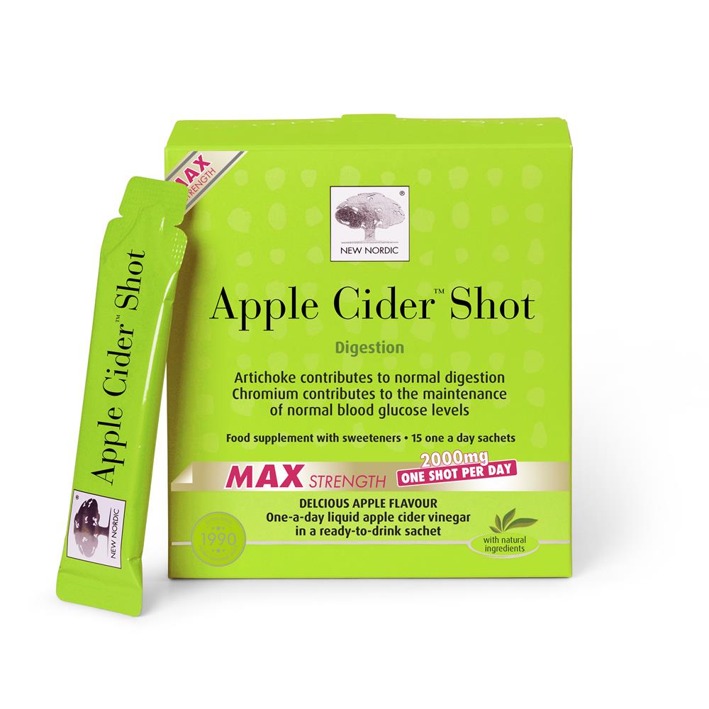 Apple Cider Shot - 15 one a day sachets - Greenlands Health Store