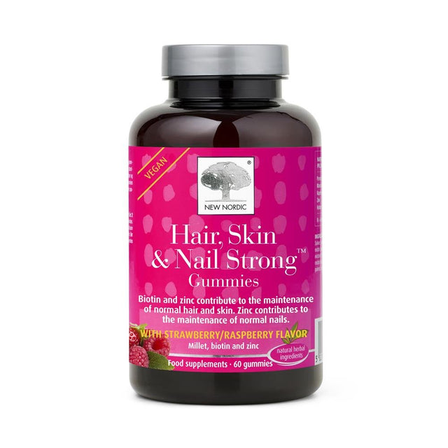 Hair Skin & Nail Strong Gummies. 60 gummies - Greenlands Health Store