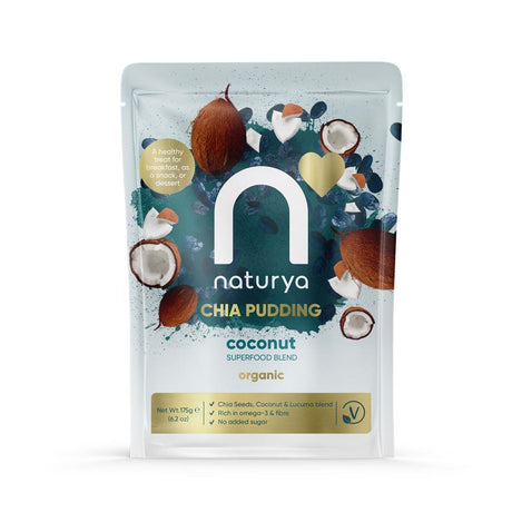 Naturya Organic Coconut Chia Pudding 175g - Greenlands Health Store