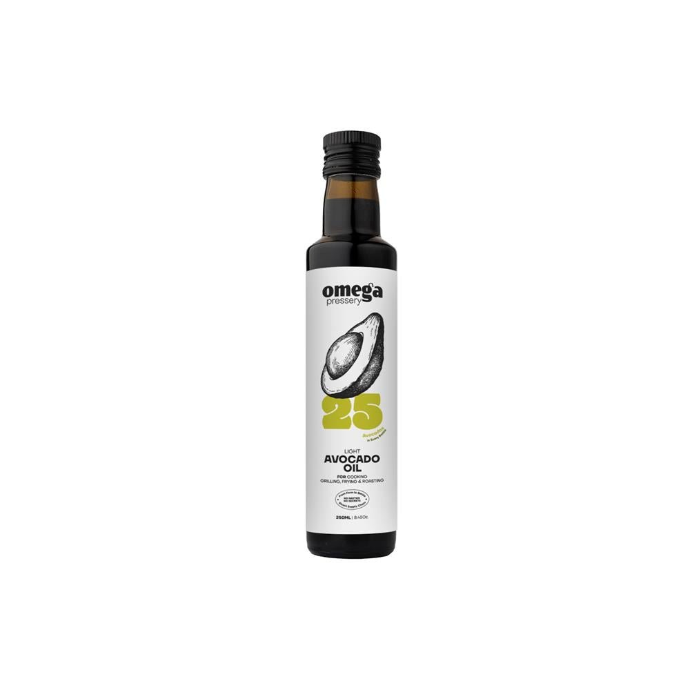 Omega Pressery Light Avocado Oil 250ml - Greenlands Health Store