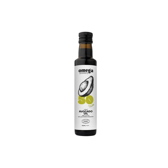 Omega Pressery Light Avocado Oil 500ml - Greenlands Health Store