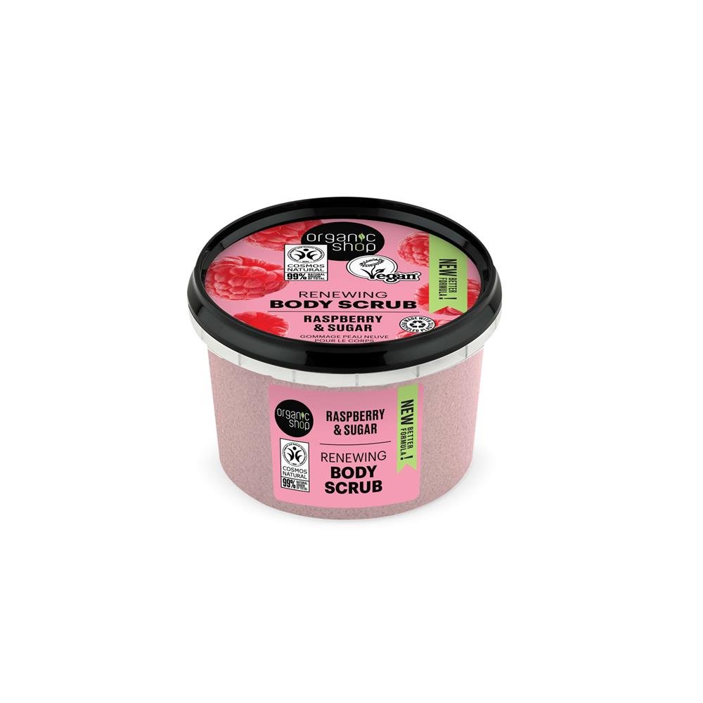 OS Renewing Body Scrub Raspberry & Sugar (250ml) - Greenlands Health Store