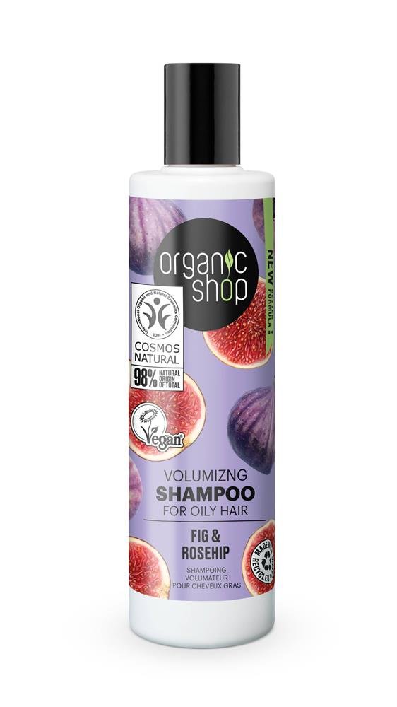 OS Volumizing Shampoo for Oily Hair Fig&Rosehip (280ml) - Greenlands Health Store