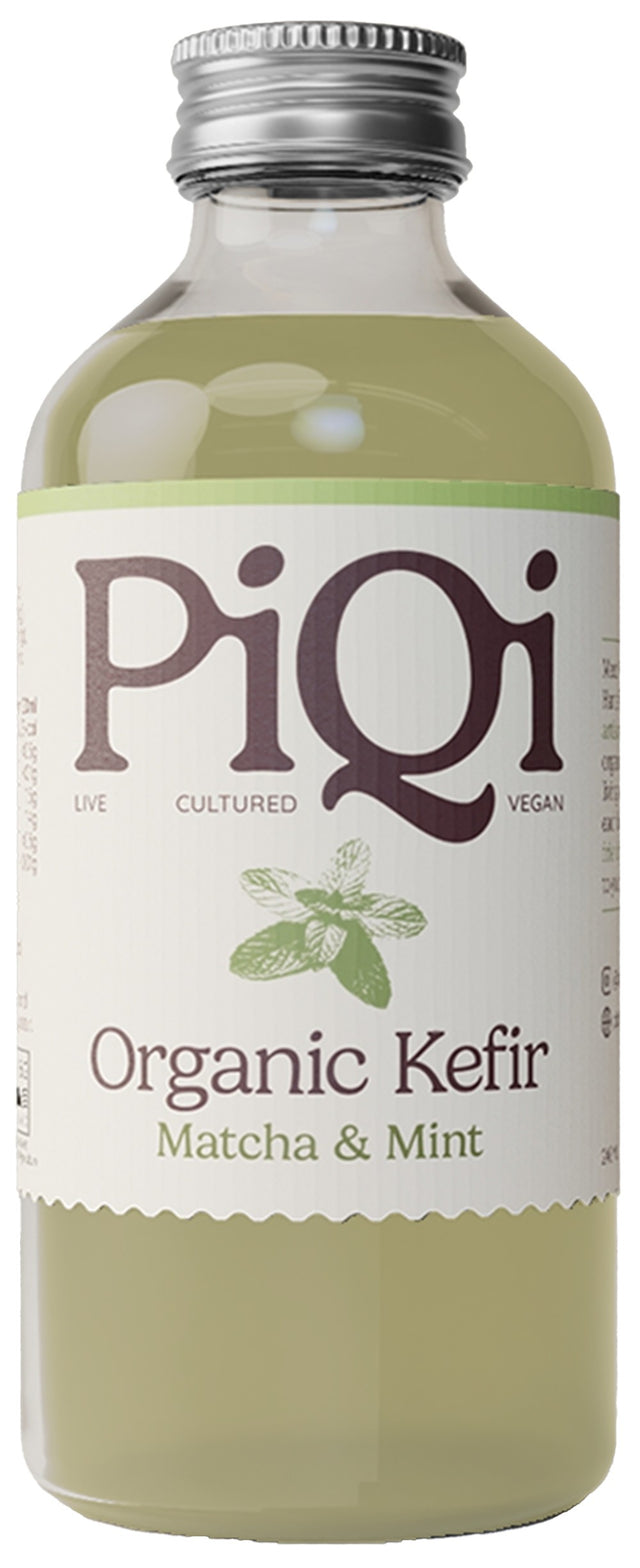 PiQi Organic Matcha Mint Kefir - Fermented 240ml - Greenlands Health Store