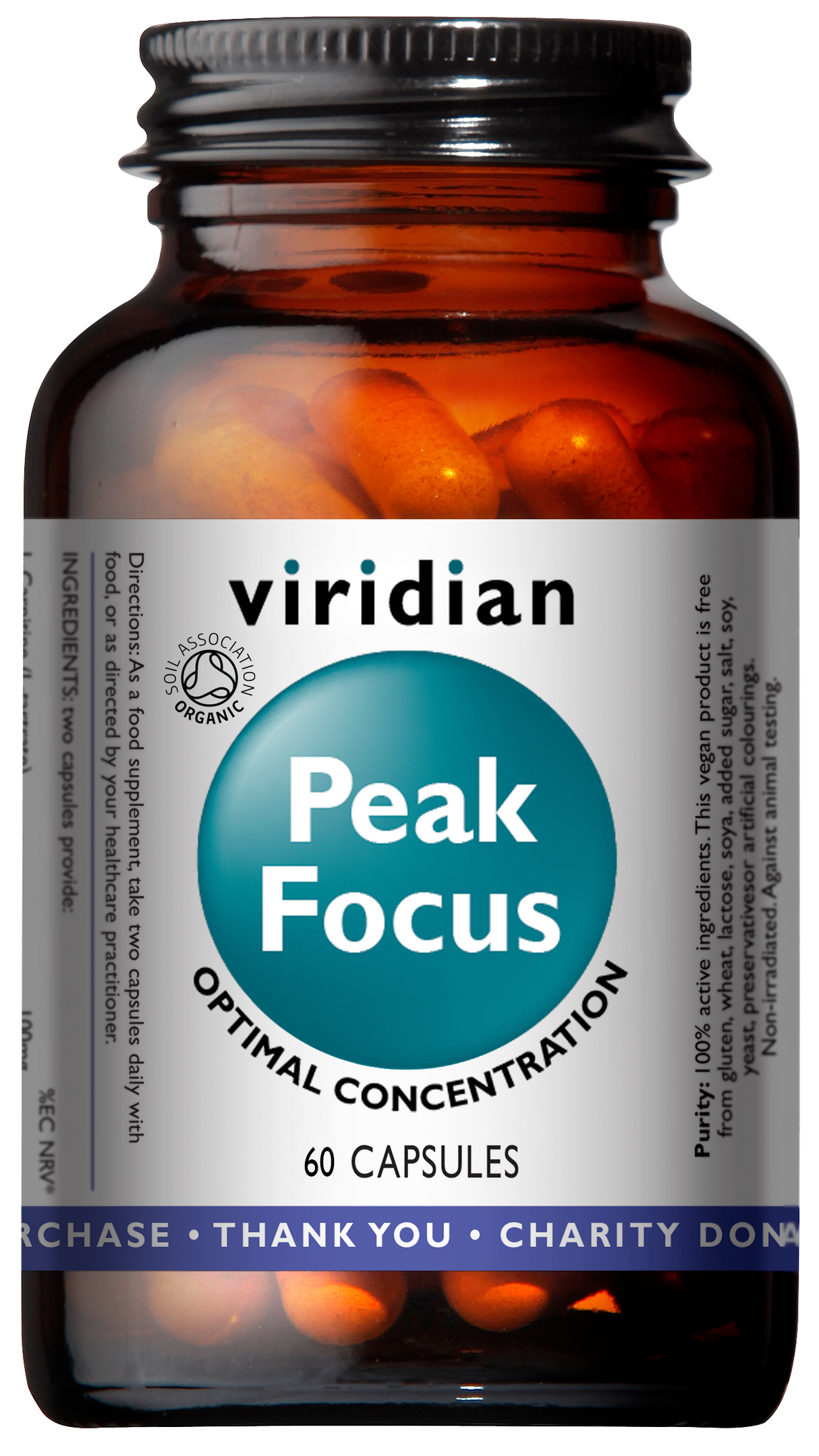 Viridian Organic Peak Focus - Greenlands Health Store