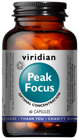 Viridian Organic Peak Focus - Greenlands Health Store