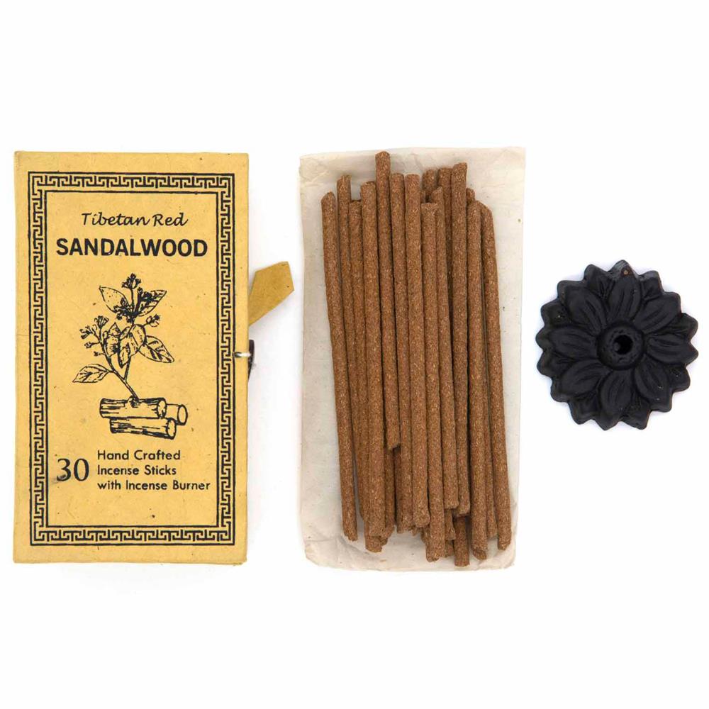 100% Natural Ingredients - Tibetan Sandalwood Incense Set - Greenlands Health Store
