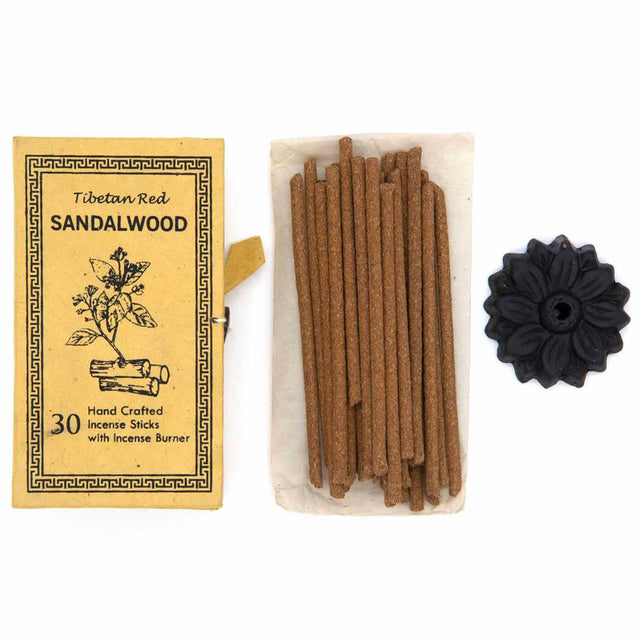 100% Natural Ingredients - Tibetan Sandalwood Incense Set - Greenlands Health Store