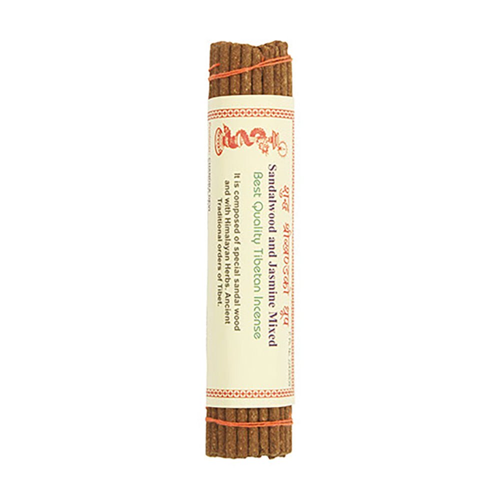 100% Natural Ingredients - Sandalwood & Jasmine Tibetan Incense - Greenlands Health Store