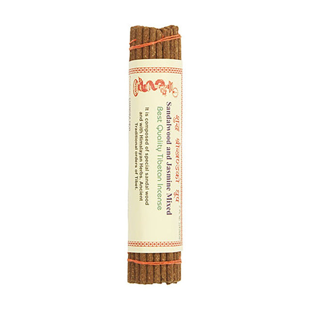 100% Natural Ingredients - Sandalwood & Jasmine Tibetan Incense - Greenlands Health Store