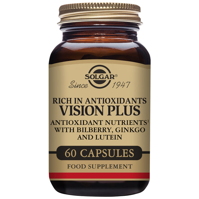 Solgar® Vision Plus Vegetable Capsules - Pack of 60 - Greenlands Health Store