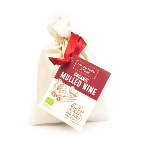 Steenbergs The Classic Organic Mulled Wine Spices - 4 Cloth Bundles 20g - Greenlands Health Store