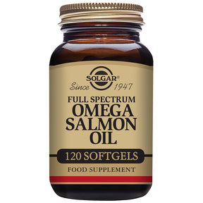 Solgar® Full Spectrum Omega Salmon Oil Softgels - Pack of 120 - Greenlands Health Store