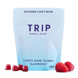 TRIP Raspberry Lions Mane Gummies x 60 - Greenlands Health Store