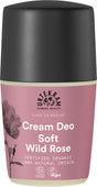 Urtekram Soft Wild Rose Deodorant Roll On 50ml. Organic - Greenlands Health Store
