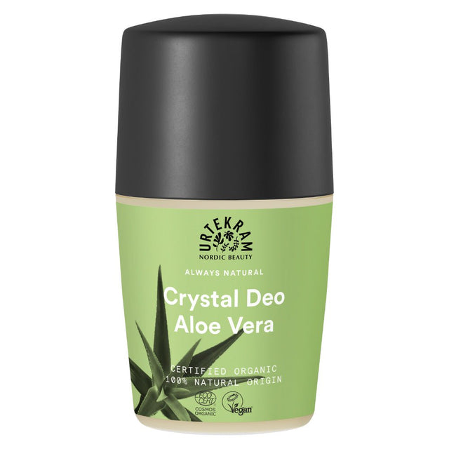 Urtekram Aloe Vera Deodorant Roll On 50ml. Organic - Greenlands Health Store