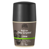 Urtekram Lime crystal Deodorant Roll On 50ml. Organic - Greenlands Health Store