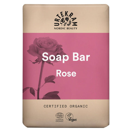 Urtekram Rose bar soap 100g Organic - Greenlands Health Store