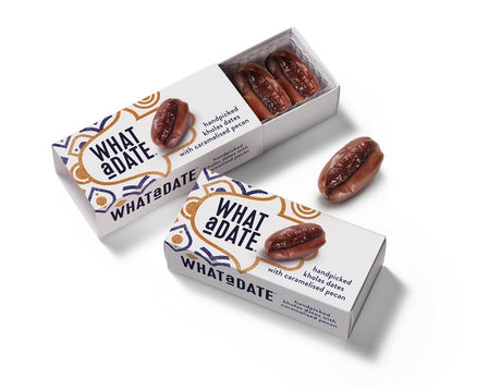 What a Date Organic Date with Pecan - Snack Box 50g - Greenlands Health Store
