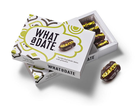 What a Date Organic Date with Pistachio - Large Box 180g - Greenlands Health Store
