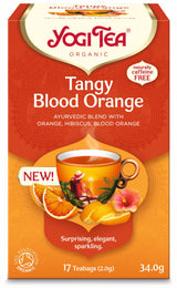 Yogi Tea Blood Orange Organic 17 Teabags - Greenlands Health Store
