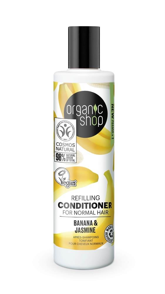 OS Refilling Conditioner for Normal Hair Banana&Jasmine (280ml) - Greenlands Health Store