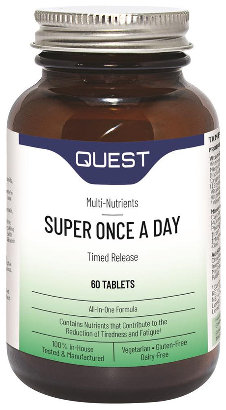 SUPER ONCE A DAY (TIMED RELEASE) 60 tabs - Greenlands Health Store