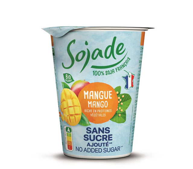 Organic No Added Sugar Mango Soya Yoghurt Alternative 400g - Greenlands Health Store