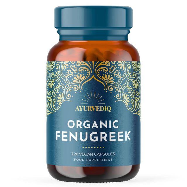 Organic Fenugreek Caps - 120's - Greenlands Health Store