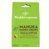 Manuka Honey Drops Eucalyptus & Bee Propolis 120g - Greenlands Health Store