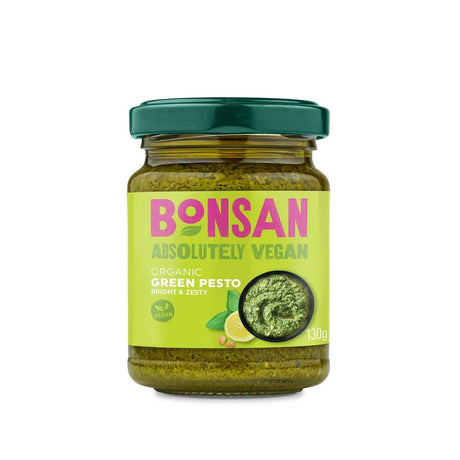 Bonsan Organic Vegan Green Pesto 130g - Greenlands Health Store