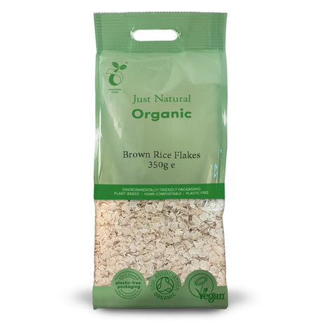 Organic Brown Rice Flakes 350g - Greenlands Health Store