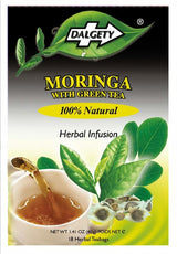 Dalgety Moringa & Green Tea 18 Teabags - Greenlands Health Store