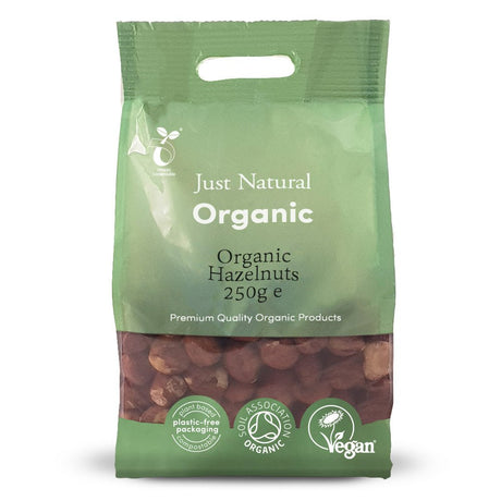 Organic Hazelnuts 250g - Greenlands Health Store