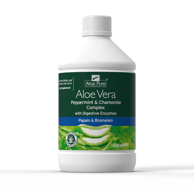 Aloe Vera Peppermint & Chamomile 500ml - Greenlands Health Store