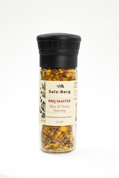 Salz - Berg BBQ Master Grinder - Meat & Poultry Seasoning 55g - Greenlands Health Store