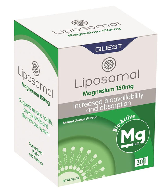 Liposomal Magnesium 150MG. 30 sachets - Greenlands Health Store