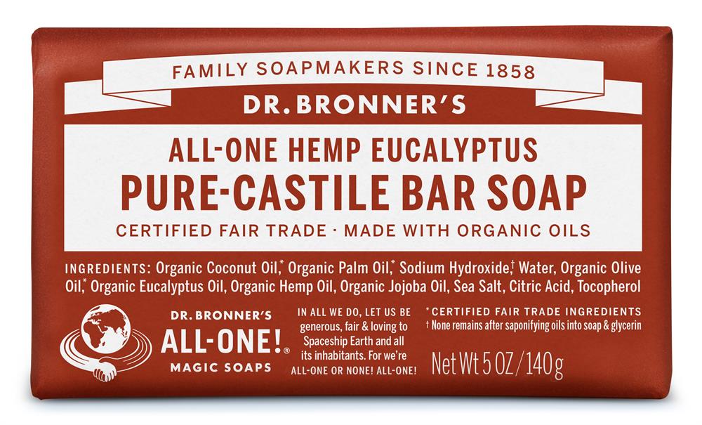 Org Eucalyptus Soap Bar 140g - Greenlands Health Store