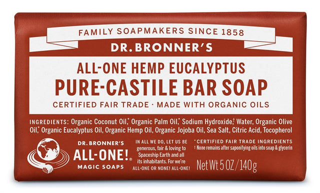 Org Eucalyptus Soap Bar 140g - Greenlands Health Store