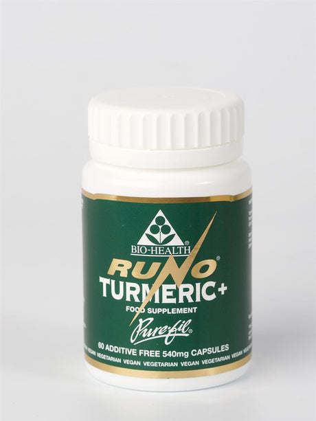 Runo Turmeric+ 60 Capsules - Greenlands Health Store