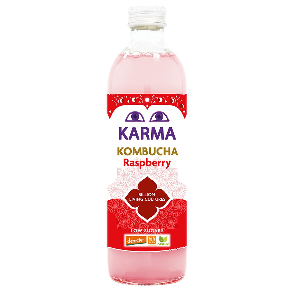 Karma Kombucha Raspberry 500ml - Greenlands Health Store