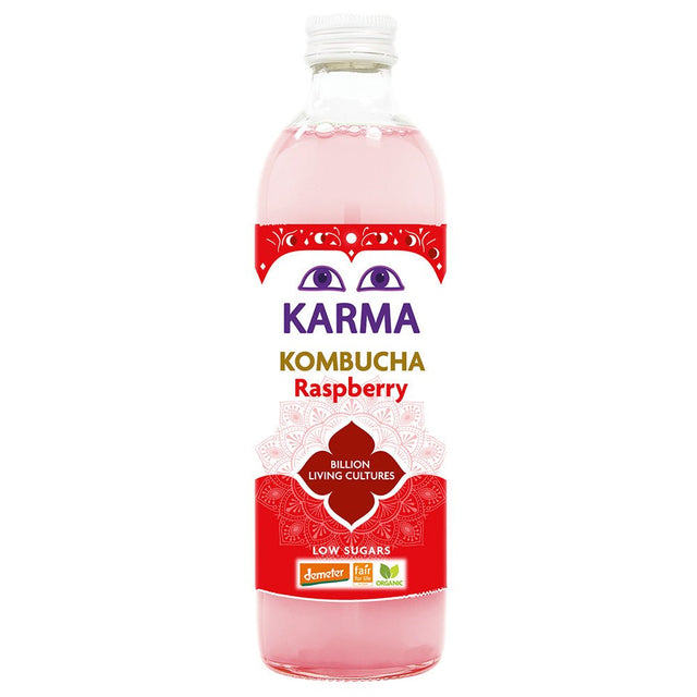Karma Kombucha Raspberry 500ml - Greenlands Health Store