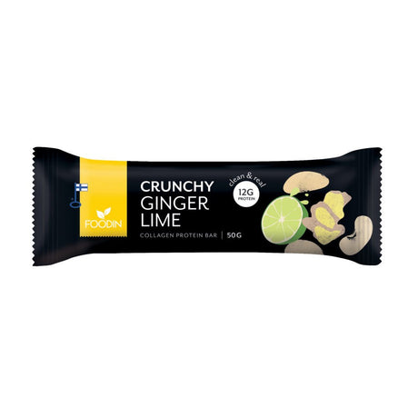 Collagen Protein Bar Ginger Lime 50g - Greenlands Health Store