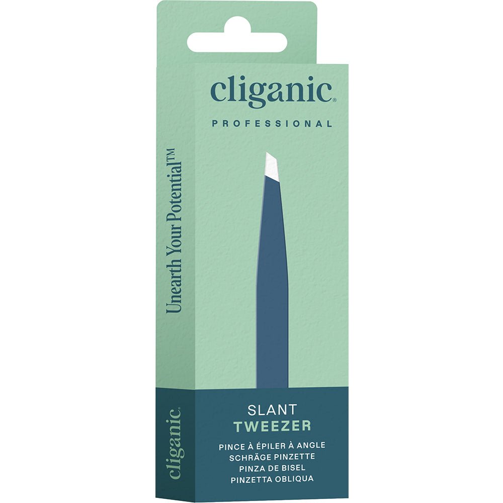 Cliganic Slant Tweezers 2.0 Blue UK - Greenlands Health Store