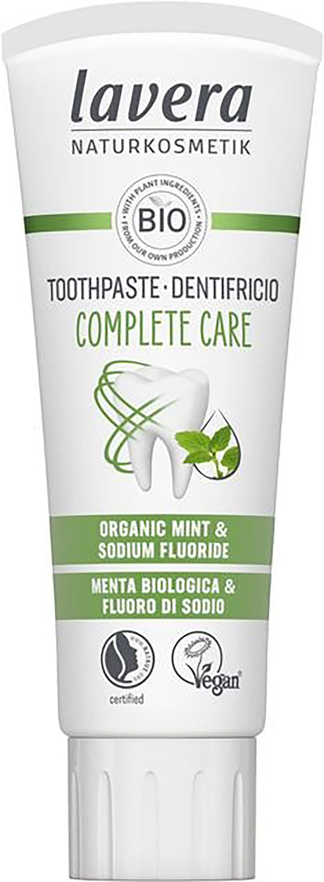 Lavera Complete Care Toothpaste Mint (with fluoride) 75ml - Greenlands Health Store
