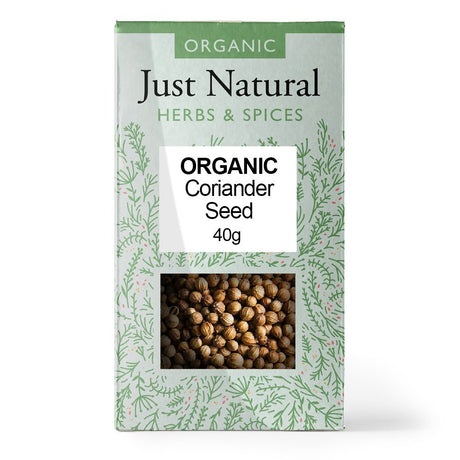 Organic Coriander Seed (Box) 40g - Greenlands Health Store